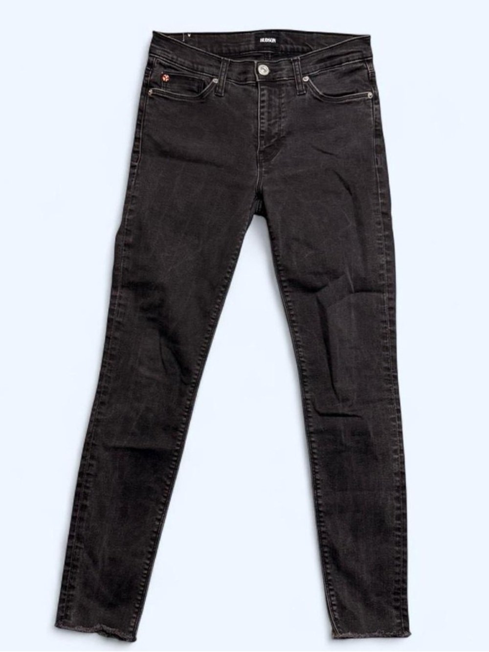 Hudson Natalie Super Skinny Black Jeans